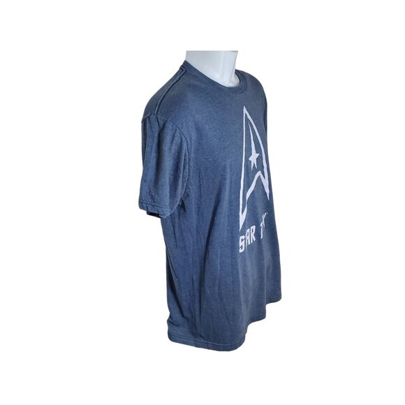Star Trek T-Shirt Large Blue Cotton/Polyester Blend - Picture 7 of 8